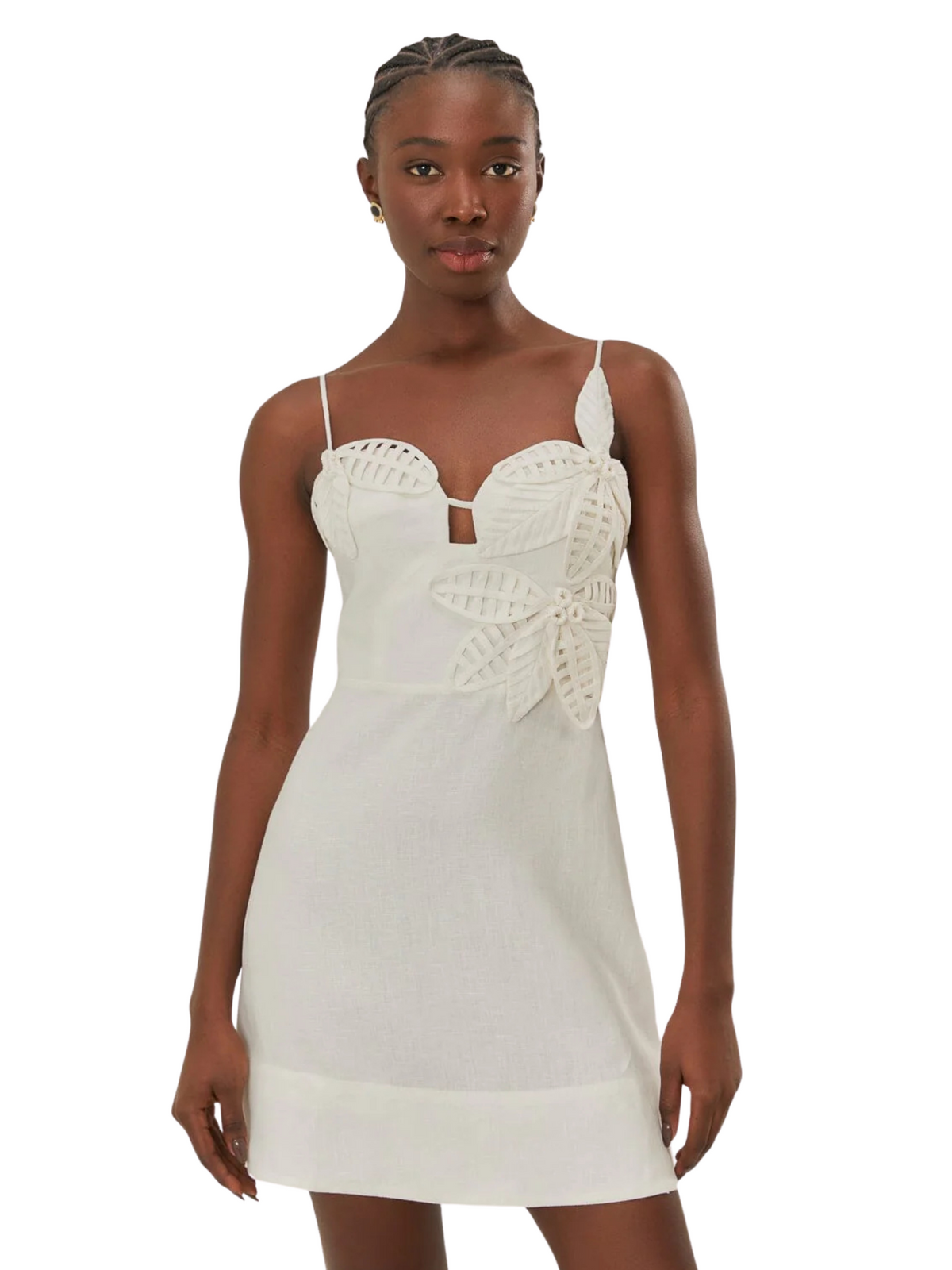 3D Flower Mini Dress