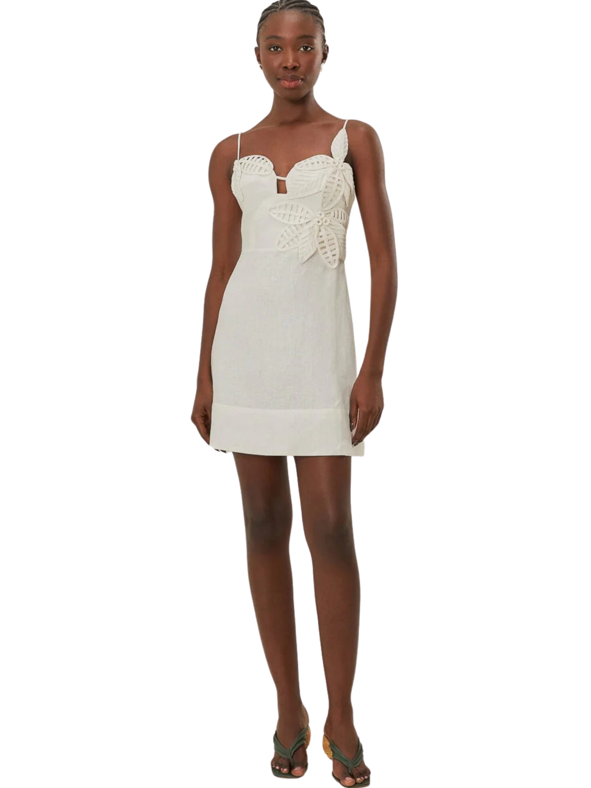 3D Flower Mini Dress