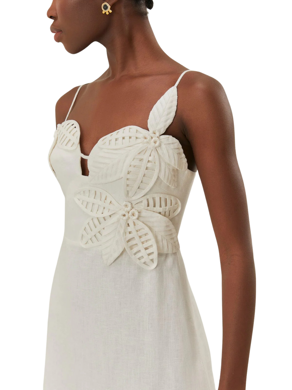 3D Flower Mini Dress