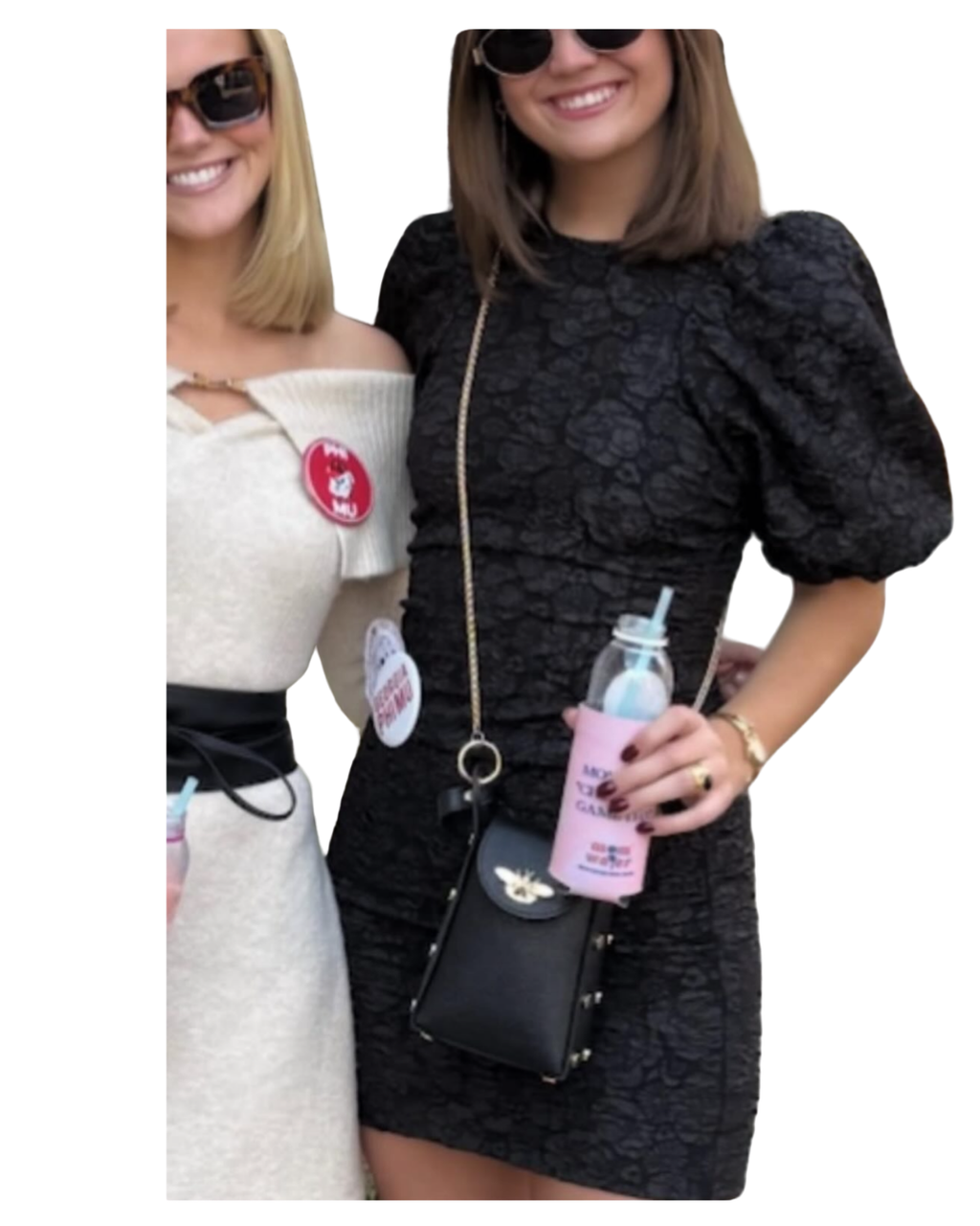 Textured Black Dress
