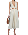 White Cutout Dress