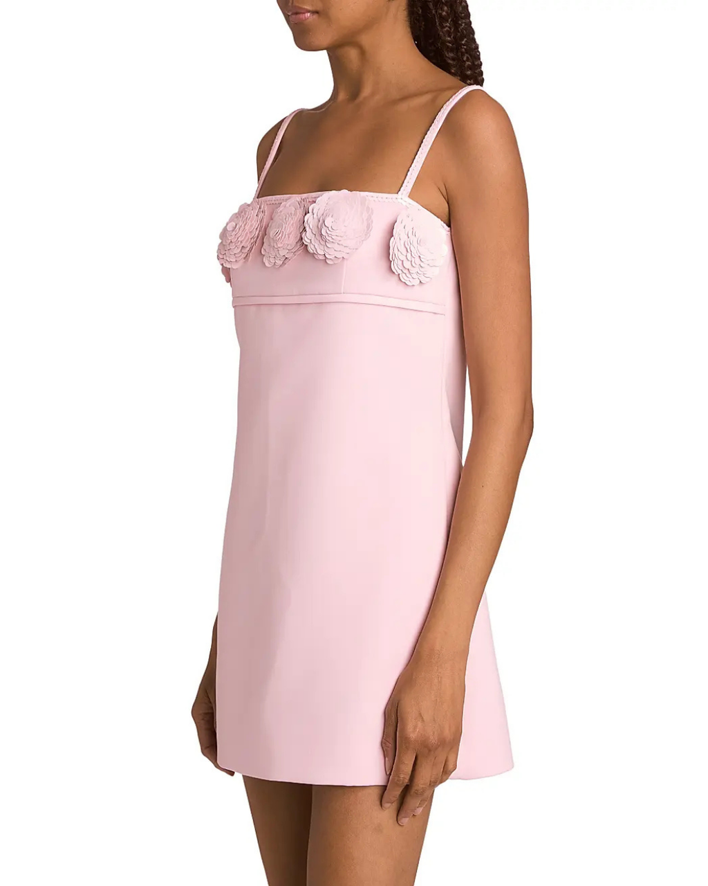 Sequin Flower Mini Dress
