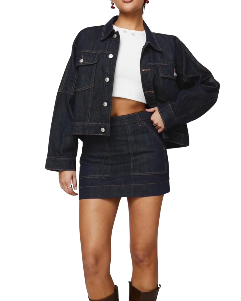 Darkwash Denim Set