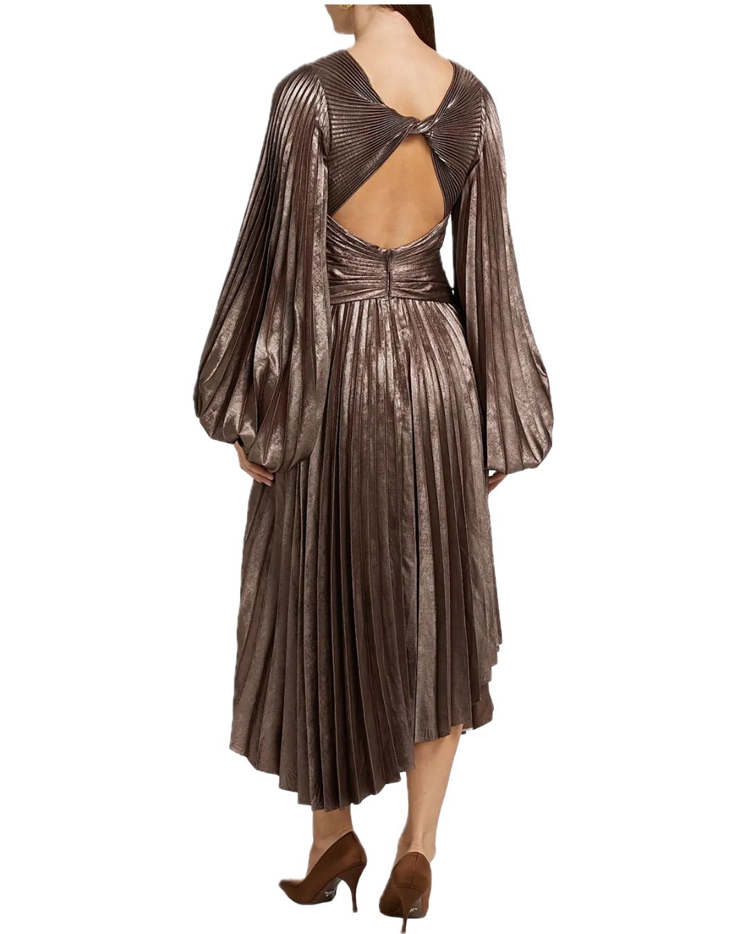 Palms Pleated Dress