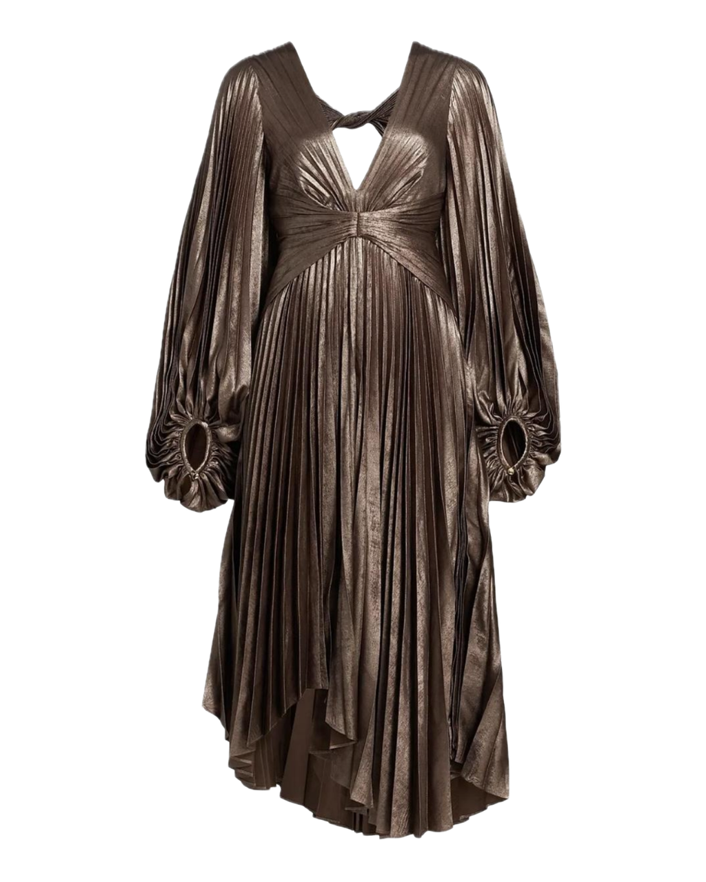 Palms Pleated Dress