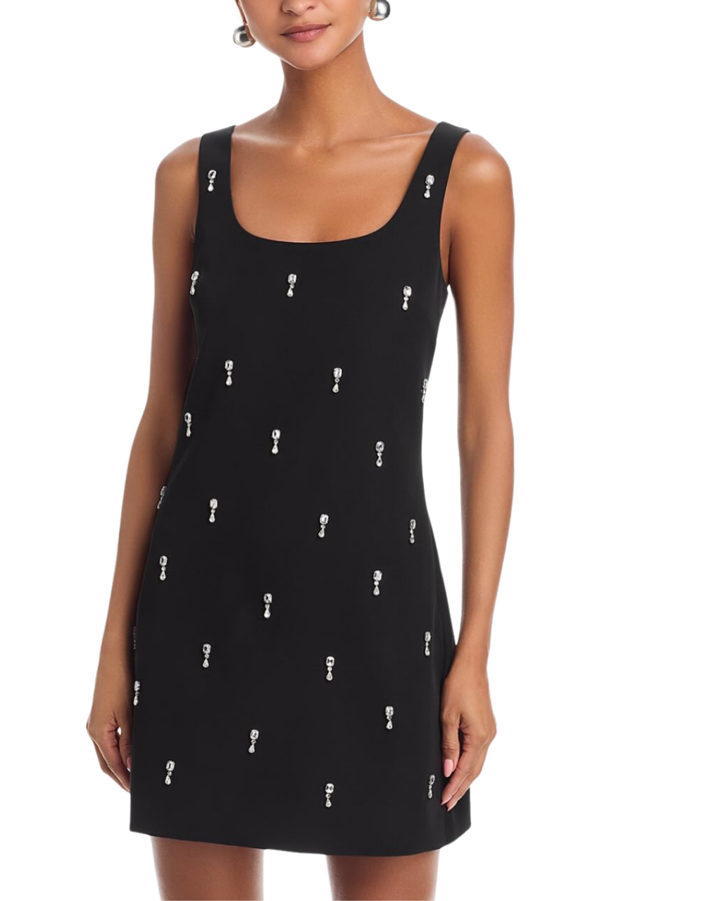 Crystal Embellished Shift Dress