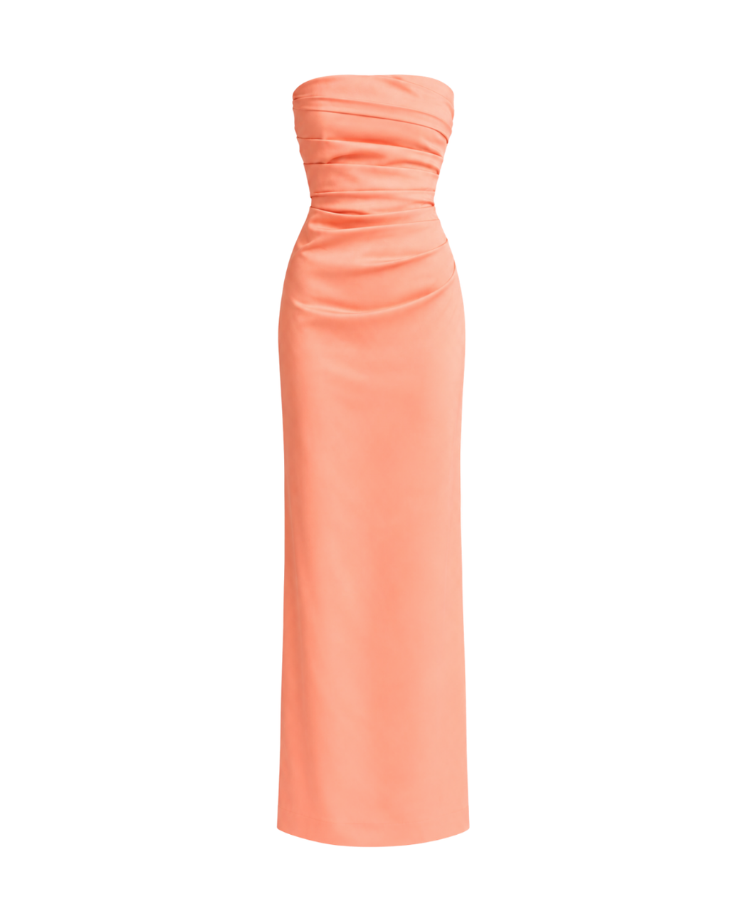 Strapless Peach Dress