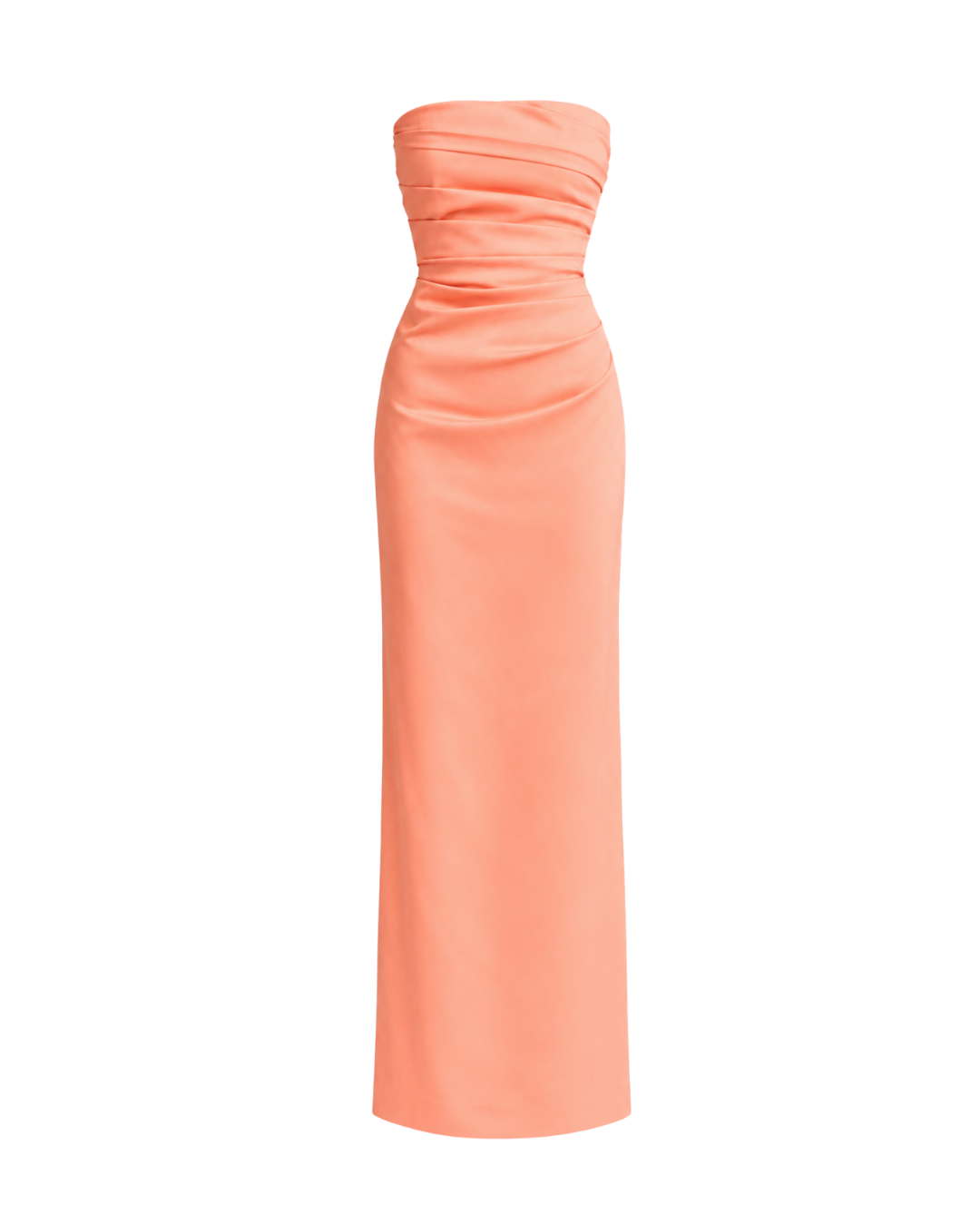 Strapless Peach Dress